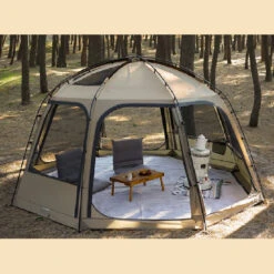 KZM Viva Dome Shelter Plus - Sand -Outdoor Gear 02 ea0c4a71 12b5 4c43 84b6 f9e811a35b6b