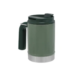 Stanley Classic Vacuum Steel Camp Mug 16oz Hammertone Green -Outdoor Gear 10 01693 009 6