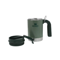 Stanley Classic Vacuum Steel Camp Mug 16oz Hammertone Green -Outdoor Gear 10 01693 009 7