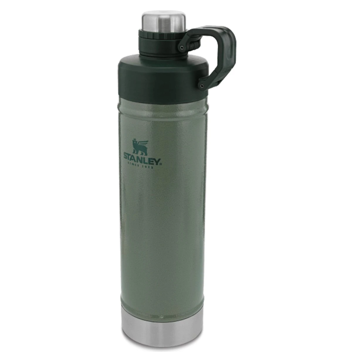 Stanley Classic Vaccum Water Bottle 20oz Hammertone Green 2 Stanley Classic Vaccum Water Bottle 20oz Hammertone Green - Image 2