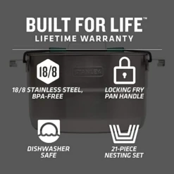 Stanley Adventure Full Kitchen Base Camp Cooking Set 12 Stanley Adventure Full Kitchen Base Camp Cooking Set -Outdoor Gear 10 02479 025 8
