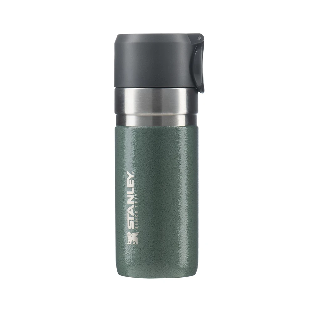 Stanley Go Vacuum Bottle Stainless Steel 370ml - Hammertone Green 1 Stanley Go Vacuum Bottle Stainless Steel 370ml - Hammertone Green