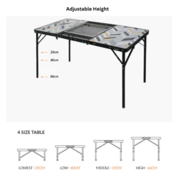 KZM Connect 3 Folding BBQ Table -Outdoor Gear 10 945219cf b068 4a62 9d05 893c0cd6a88a