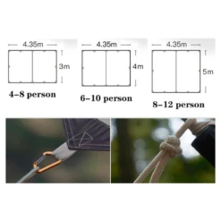 Adventurer Tanxianzhe Waterproof Awning Anti-tearing Sunshade Tarp Outdoor Camping Tan -Outdoor Gear 10 be75dbe4 f49c 4ec7 a1c3 d4027e0246b5