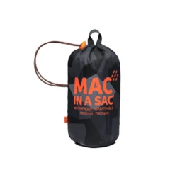 Mac In A Sac Edition - Unisex Waterproof Packable Camo Jacket Windbreaker -Outdoor Gear 1219BLK 1