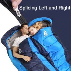 Hewolf Camping Sleeping Bag -Outdoor Gear 1607 blue 3