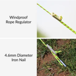 Hewolf 4-8P Outdoor Camping Tarp -Outdoor Gear 1682 10 600x600 d9fbf9ad 8ce4 48cb b839 0b014b2da9d5