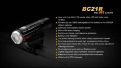 Fenix BC21R USB Rechargable Bicycle Light 880 Lumens -Outdoor Gear 16 BC21R 66535.1450900824