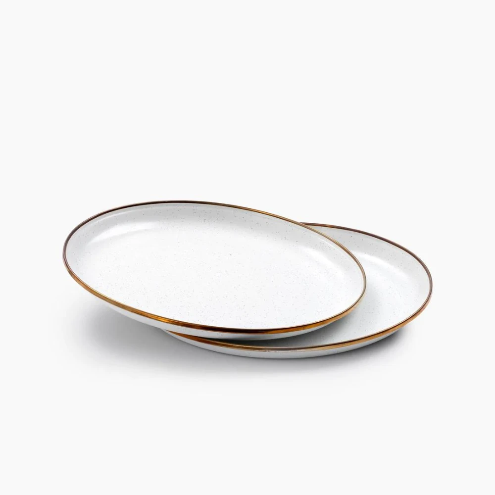 Barebones Enamel Plate - Set Of 2 5 Barebones Enamel Plate - Set Of 2 - Image 5