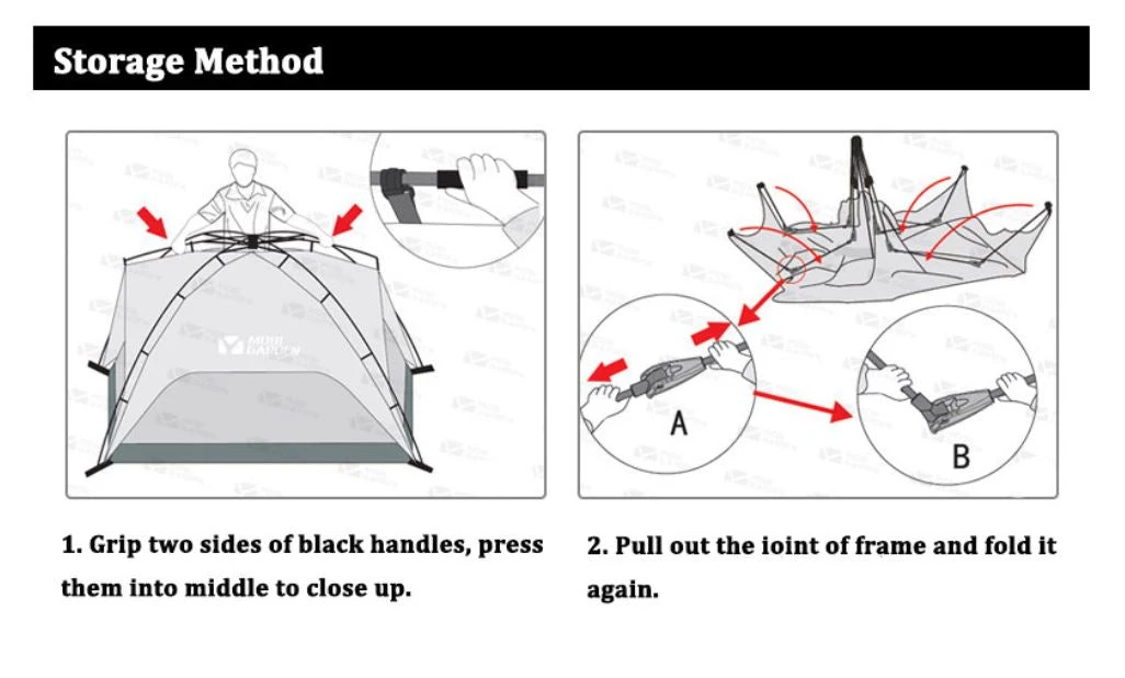 Mobi Garden Camping 3-4P Tent 5 Mobi Garden Camping 3-4P Tent - Image 5