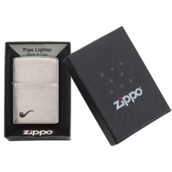 Zippo 200pl Pipe Brushed Chrome - Refillable Windproof Lighter -Outdoor Gear 200pl 5