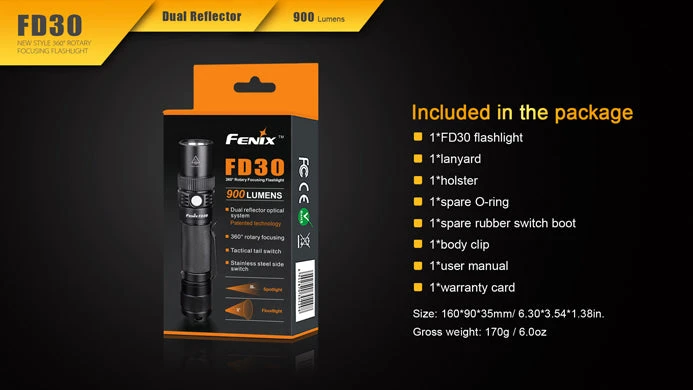 Fenix 360° Rotary Focusing Flashlight 4 Fenix 360° Rotary Focusing Flashlight - Image 4
