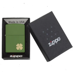 Zippo 228 Shamrock Refillable Windproof Lighter - 21032 -Outdoor Gear 21032 1
