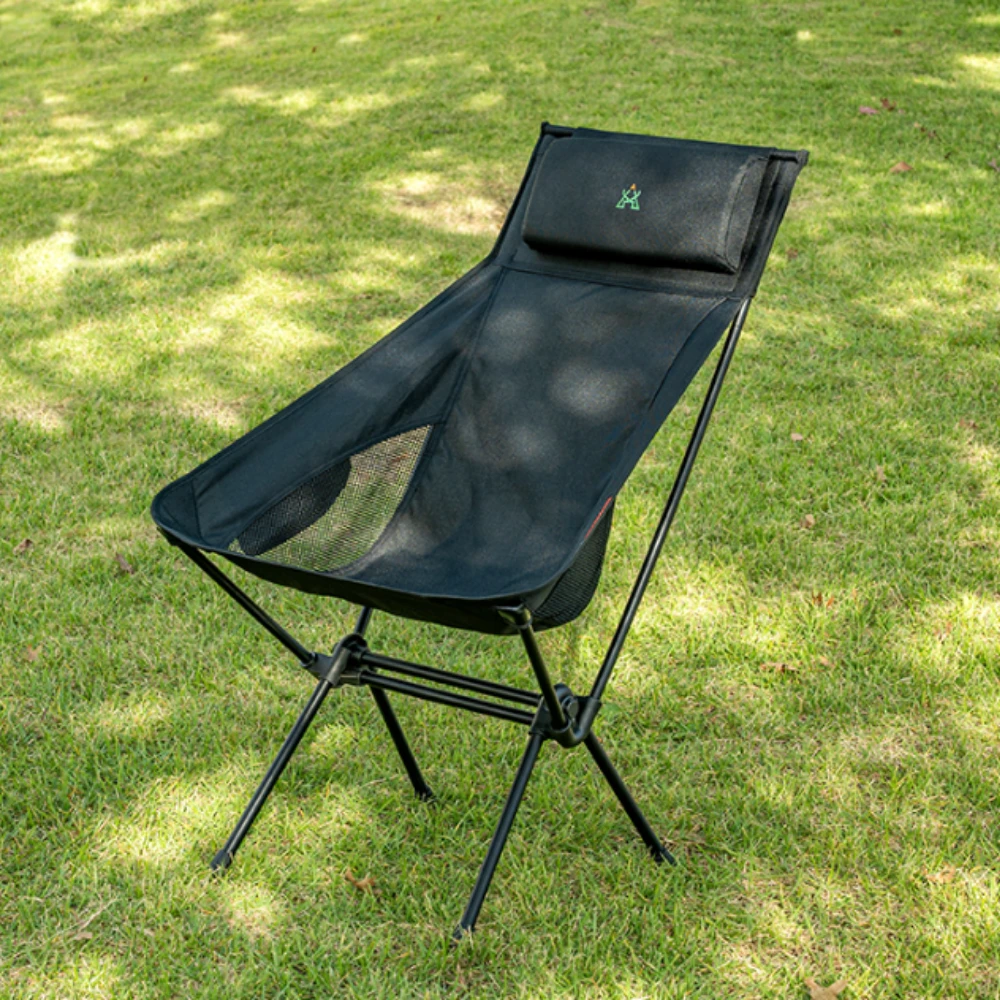 KZM Schwyz High Lightweight Chair Black 2 KZM Schwyz High Lightweight Chair Black - Image 2