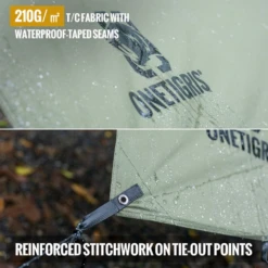 OneTigris FJORD T/C Camping Tarp -Outdoor Gear 4 301312cb 6274 428b 80dc cc20f8a8020e