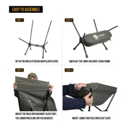 OneTigris Portable Camping Chair Large - Ranger Green 9 OneTigris Portable Camping Chair Large - Ranger Green -Outdoor Gear 4 7dc007b9 b47a 45c2 b225 f3d2524786c4