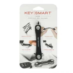 Keysmart Flex Black - Compact Multiple Key Holder Car Key Organizer -Outdoor Gear 5 52