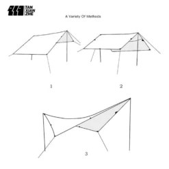 Adventurer Tanxianzhe Waterproof Awning Anti-tearing Sunshade Tarp Outdoor Camping Tan -Outdoor Gear 5 49659ba7 f00d 4505 b060 303053a70f32