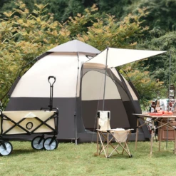 CSTUR Fast Pitch Camping Tent- Black Silver -Outdoor Gear 5 55e46fbb 81f7 4017 a706 9b8d68f8b58a