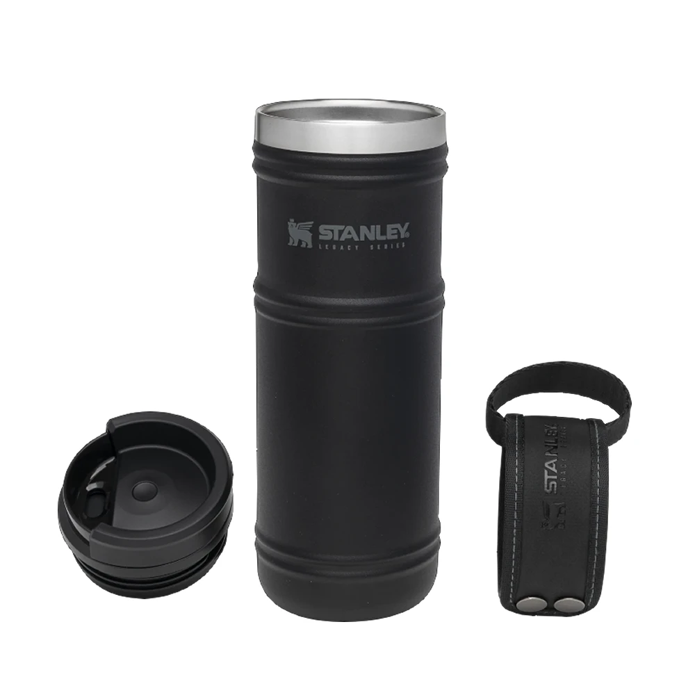 Stanley Legacy Neverleak Travel Mug 16oz - Foundry Black 4 Stanley Legacy Neverleak Travel Mug 16oz - Foundry Black - Image 4