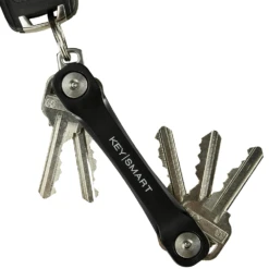 Keysmart Flex Black - Compact Multiple Key Holder Car Key Organizer -Outdoor Gear 6 41