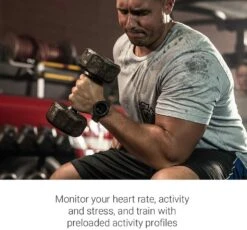 Garmin Instinct GPS Smartwatch - Graphite -Outdoor Gear 61 hrpo V L. AC SL1008