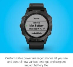 Garmin Fenix 6 GPS Watch - Sapphire Grey -Outdoor Gear 711EhyjX IL. AC SL1500