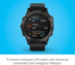 Garmin Fenix 6 GPS Watch - Sapphire Grey -Outdoor Gear 716c8Sx5ITL. AC SL1500