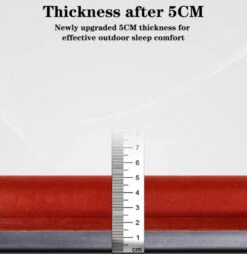 Hewolf Inflatable Mat Orange - Single/Double -Outdoor Gear 8 10