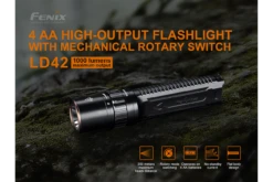 Fenix LD42 XP-L Hi V3 LED Flashlight Black -Outdoor Gear 8 LD42 38165.1563288791
