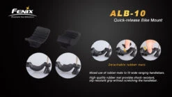 Fenix ALB-10 New Bicycle Mount -Outdoor Gear ALB 10 6 91736 85526.1443049099