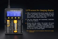 Fenix ARE-C2+ 4-Slot Charger (EURO) -Outdoor Gear ARE C2plus battery charger included