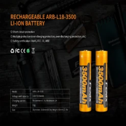 Fenix ARE-X11 Charger + ARB-L18 Battery (3500mAH) -Outdoor Gear ARE X11 9
