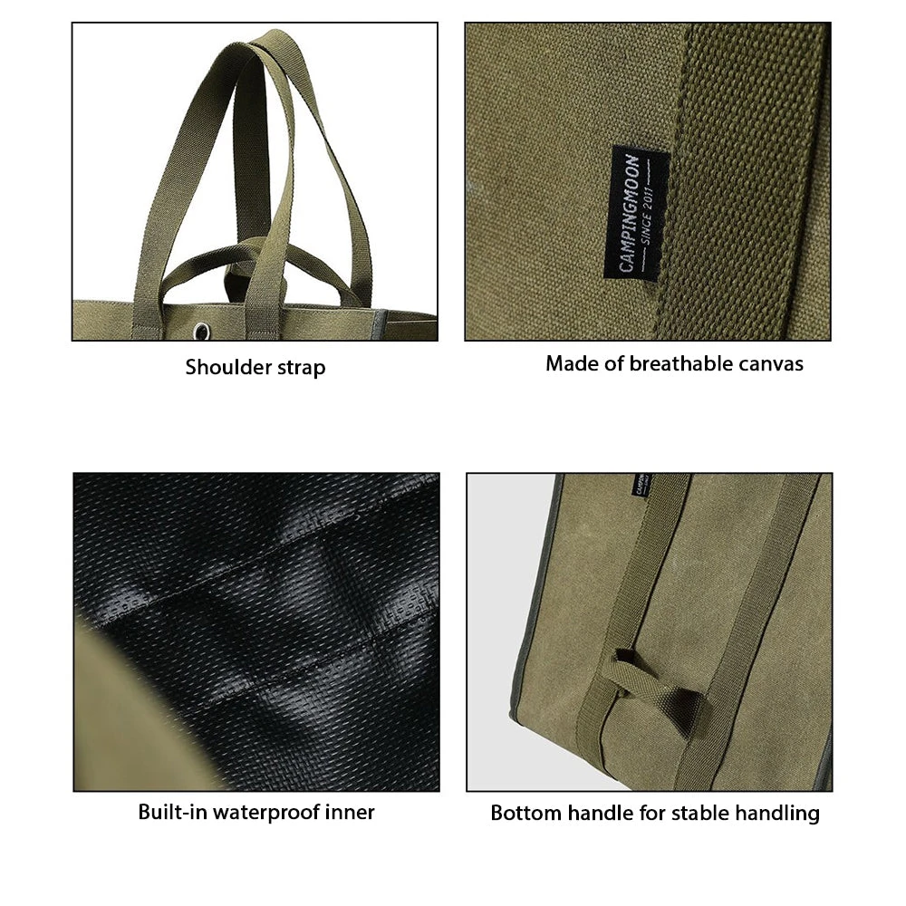 Campingmoon Firewood Bag 5 Campingmoon Firewood Bag - Image 5