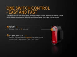 Fenix BCO5R Multifunctional Rechargable Bicycle Tail Light -Outdoor Gear BC05R 10 E 93270.1542211099