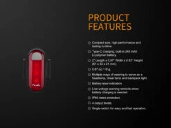 Fenix BCO5R Multifunctional Rechargable Bicycle Tail Light -Outdoor Gear BC05R 13 E 90615.1542211098