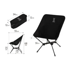 DoD Compact Chair -Outdoor Gear C1 591 BK 3