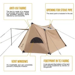 OneTigris Solo Homestead Camping Tent (TC Version) -Outdoor Gear CE BHS06 TC A 04