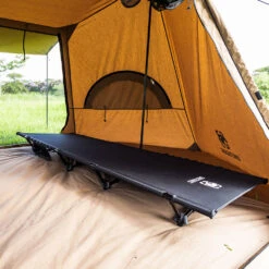 OneTigris Outdoor Foldable Camp Bed - Black 9 OneTigris Outdoor Foldable Camp Bed - Black -Outdoor Gear CE ZDC01 BK 05