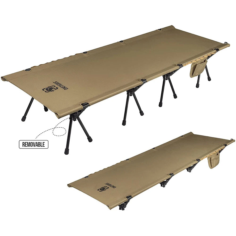 OneTigris Outdoor Foldable Camp Bed - Coyote Brown 3 OneTigris Outdoor Foldable Camp Bed - Coyote Brown - Image 3