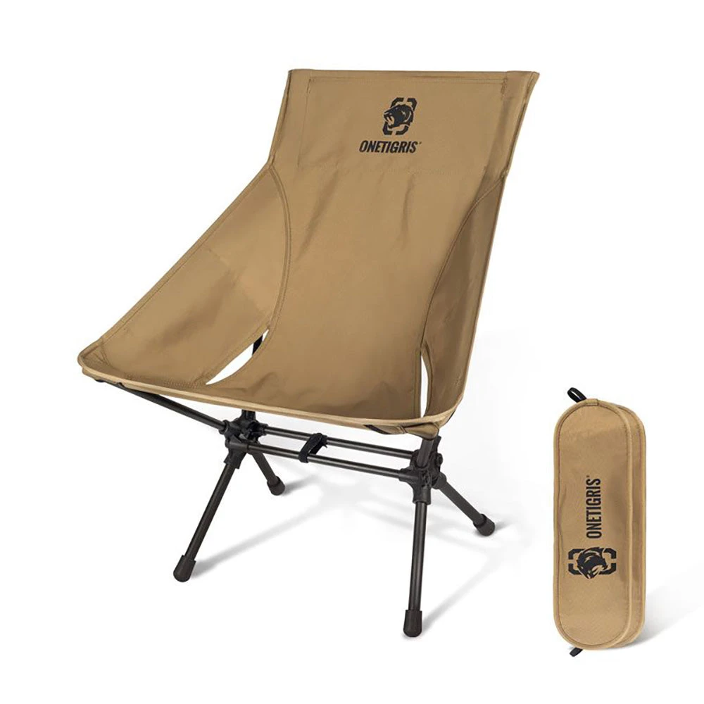 OneTigris Portable Camping Chair Large - Coyote Brown 1 OneTigris Portable Camping Chair Large - Coyote Brown