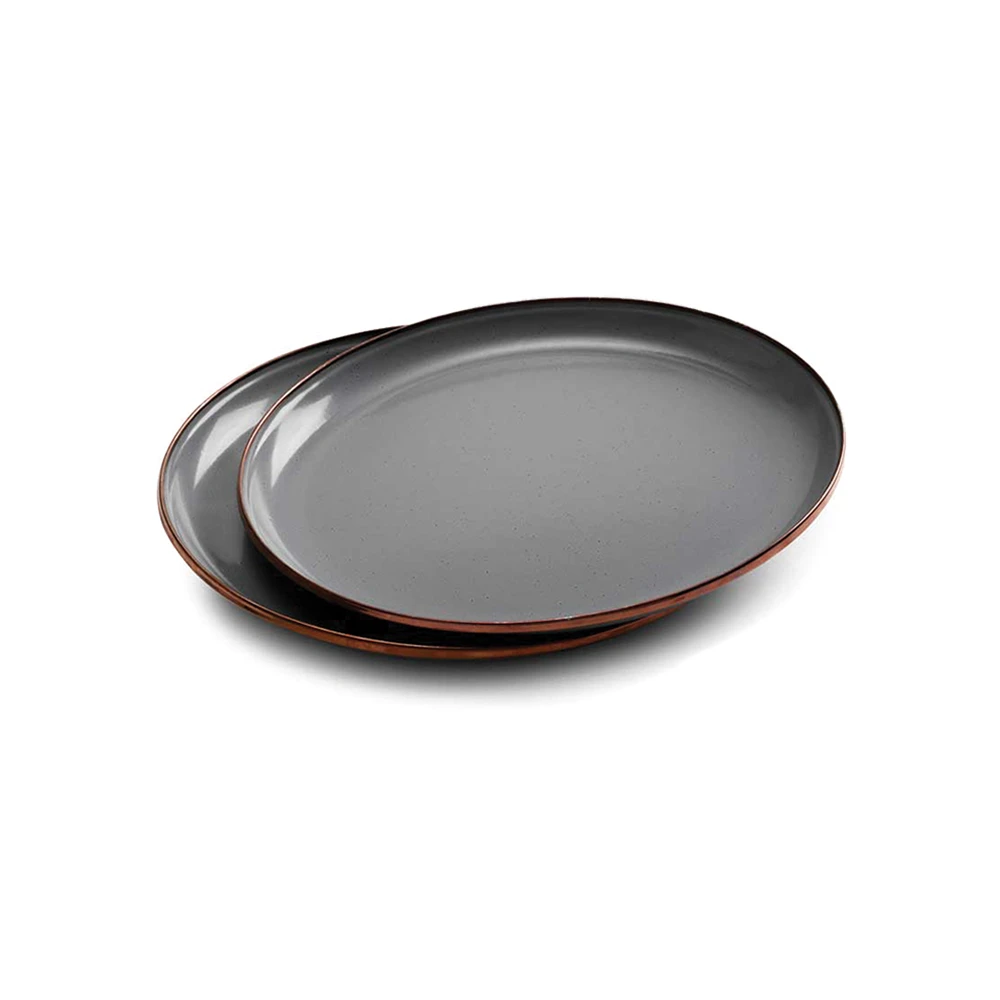 Barebones Enamel Plate - Set Of 2 4 Barebones Enamel Plate - Set Of 2 - Image 4