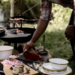 Barebones Enamel Salad Plate - Set Of 2 -Outdoor Gear CKW 392 04