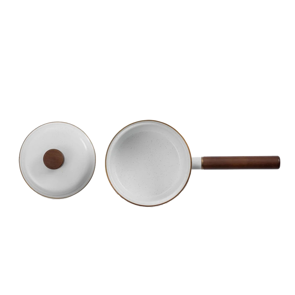 Barebones Enamel Saucepan 6 Barebones Enamel Saucepan - Image 6