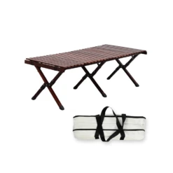 Camp Leader Large Wooden Egg Roll Table -Outdoor Gear CL09BWN 3