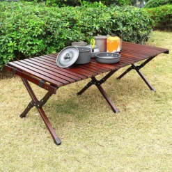 Camp Leader Large Wooden Egg Roll Table -Outdoor Gear CL09BWN 4 600x600 f24fbff8 bfbb 4caf b8cb 74b798e86799