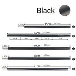 Camp Leader Canopy Tarp Pole - Black -Outdoor Gear CL11 6 600x600 689e0fd1 debf 49b8 ab3b ca14f19285ac