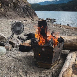 [Limited Edition] Black Claymore Fan V600+ With Pouch -Outdoor Gear CLFN V610BK P 02