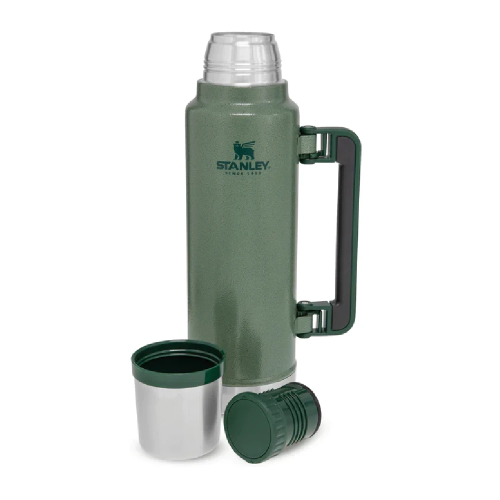 NEW Stanley Classic Vacuum Bottle 1.5QT Hammertone Green 2 NEW Stanley Classic Vacuum Bottle 1.5QT Hammertone Green - Image 2