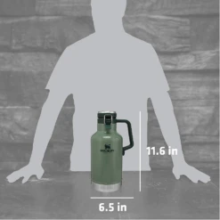 Stanley Classic Vacuum Growler 2QT Hammertone Green -Outdoor Gear ClassicVacuumGrowler2QT 04
